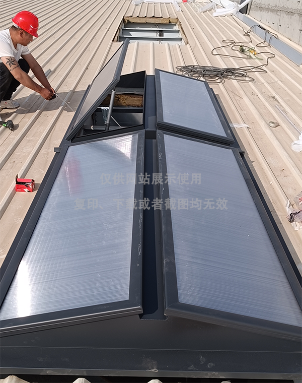 兰州王老吉生产车间双河排烟天窗