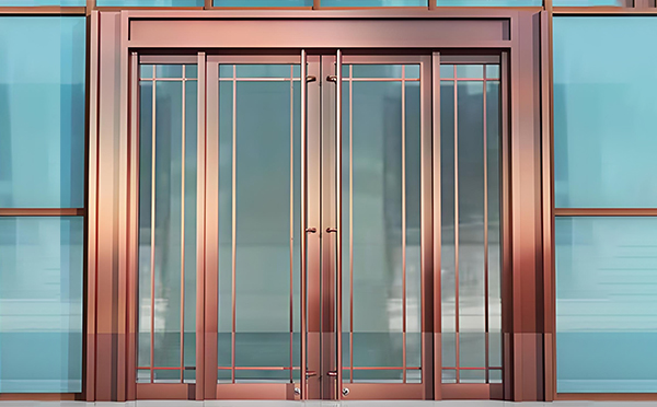 双河玻璃地弹门